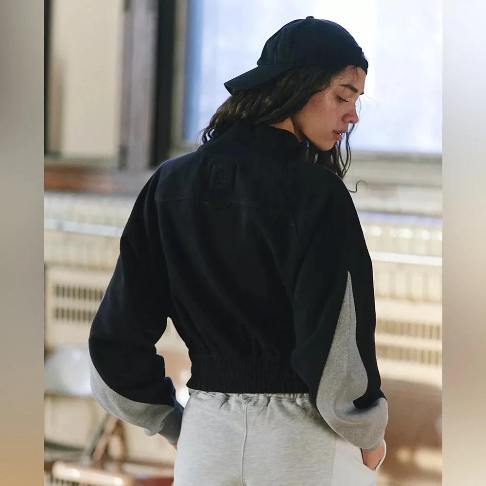 Free People Out Of The Park Pullover in Black
